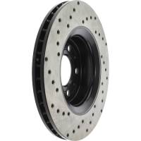 StopTech - StopTech Sport Cryo Cross Drilled Brake Rotor Front Left 128.39023CL - Image 2