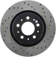 StopTech - StopTech Sport Cross Drilled Brake Rotor Front Left 128.39023L - Image 1