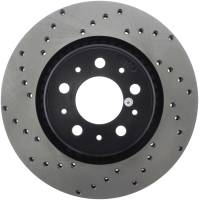 StopTech Sport Cross Drilled Brake Rotor Front Right 128.39023R