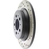 Stoptech - StopTech Sport Cryo Cross Drilled Brake Rotor Rear Left 128.39025CL - Image 2