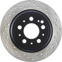 Stoptech - StopTech Sport Cryo Cross Drilled Brake Rotor Rear Left 128.39025CL - Image 4