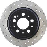 StopTech Sport Cross Drilled Brake Rotor Rear Right 128.39025R