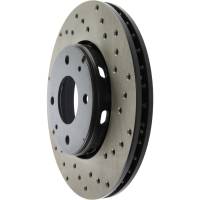 StopTech - StopTech Sport Cryo Cross Drilled Brake Rotor Front Left 128.39027CL - Image 3