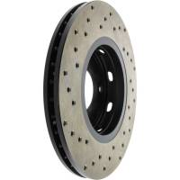 StopTech - StopTech Sport Cryo Cross Drilled Brake Rotor Front Left 128.39027CL - Image 4