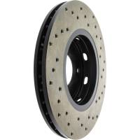 Stoptech - StopTech Sport Cryo Cross Drilled Brake Rotor Front Right 128.39027CR - Image 4