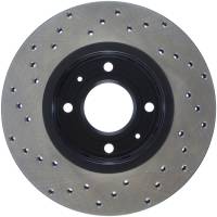 StopTech - StopTech Sport Cross Drilled Brake Rotor Front Left 128.39027L - Image 2