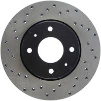 StopTech Sport Cross Drilled Brake Rotor Front Right 128.39027R