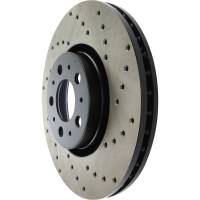 StopTech - StopTech Sport Cryo Cross Drilled Brake Rotor Front Left 128.39032CL - Image 5