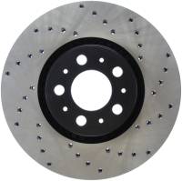 StopTech - StopTech Sport Cross Drilled Brake Rotor Front Left 128.39032L - Image 1