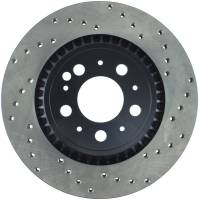 Stoptech - StopTech Sport Cross Drilled Brake Rotor Rear Left 128.39033L - Image 1