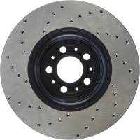 StopTech - StopTech Sport Cryo Cross Drilled Brake Rotor Front Left 128.39034CL - Image 2