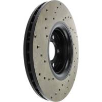 StopTech - StopTech Sport Cryo Cross Drilled Brake Rotor Front Left 128.39034CL - Image 4