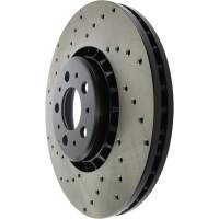 Stoptech - StopTech Sport Cryo Cross Drilled Brake Rotor Front Right 128.39034CR - Image 4