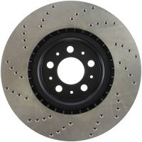 StopTech - StopTech Sport Cross Drilled Brake Rotor Front Left 128.39035L - Image 2