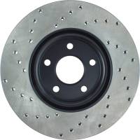 StopTech - StopTech Sport Cryo Cross Drilled Brake Rotor Front Left 128.39037CL - Image 2