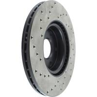 StopTech - StopTech Sport Cryo Cross Drilled Brake Rotor Front Left 128.39037CL - Image 5