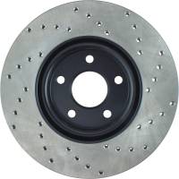 Stoptech - StopTech Sport Cryo Cross Drilled Brake Rotor Front Right 128.39037CR - Image 2