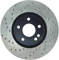 StopTech Sport Cross Drilled Brake Rotor Front Right 128.39037R