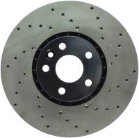 StopTech - StopTech Sport Cross Drilled Brake Rotor Front Left 128.39046L - Image 1