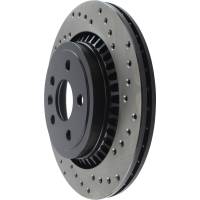 Stoptech - StopTech Sport Cryo Cross Drilled Brake Rotor Rear Left 128.39047CL - Image 3