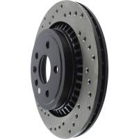 StopTech - StopTech Sport Cryo Drilled Brake Rotor Rear Right 128.39047CR - Image 2