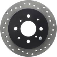 Stoptech - StopTech Acura & Honda Civic/Del Sol Drilled Left Rear Rotor - 128.40017L - Image 1