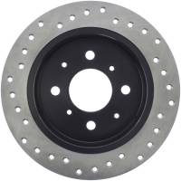 Stoptech - StopTech Acura & Honda Civic/Del Sol Drilled Left Rear Rotor - 128.40017L - Image 2