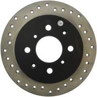 StopTech Sport Cross Drilled Brake Rotor Rear Right 128.40017R