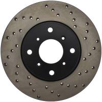 StopTech - StopTech Sport Cross Drilled Brake Rotor Front Left 128.40034L - Image 1