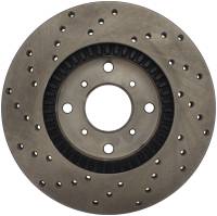 StopTech - StopTech Sport Cross Drilled Brake Rotor Front Left 128.40034L - Image 2