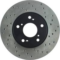 StopTech - StopTech Sport Cryo Cross Drilled Brake Rotor Front Left 128.40036CL - Image 2