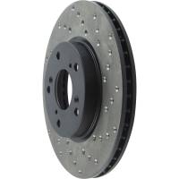 StopTech - StopTech Sport Cryo Cross Drilled Brake Rotor Front Left 128.40036CL - Image 4