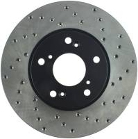 StopTech - StopTech Sport Cross Drilled Brake Rotor Front Left 128.40036L - Image 1