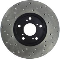 StopTech - StopTech Sport Cross Drilled Brake Rotor Front Left 128.40036L - Image 2