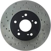 StopTech Sport Cross Drilled Brake Rotor Front Right 128.40036R