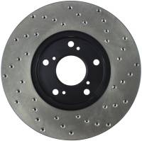 Stoptech - StopTech Sport Cross Drilled Brake Rotor Front Right 128.40036R - Image 2