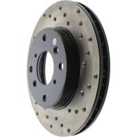 StopTech - StopTech Sport Cryo Cross Drilled Brake Rotor Front Left 128.40039CL - Image 3