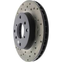 Stoptech - StopTech Sport Cryo Cross Drilled Brake Rotor Front Right 128.40039CR - Image 2