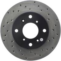 StopTech - StopTech Sport Cross Drilled Brake Rotor Front Left 128.40039L - Image 1