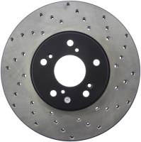 StopTech - StopTech Sport Cross Drilled Brake Rotor Front Left 128.40046L - Image 1