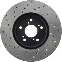 StopTech - StopTech Sport Cross Drilled Brake Rotor Front Left 128.40046L - Image 2