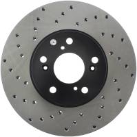 StopTech Sport Cross Drilled Brake Rotor Front Right 128.40046R