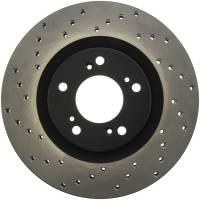 StopTech Sport Cross Drilled Brake Rotor Front Right 128.40048R