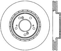 StopTech Sport Cross Drilled Brake Rotor Front Left 128.40049L