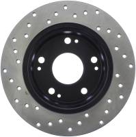 Stoptech - StopTech 04-08 Acura TSX / 03-07 Honda Accord Coupe/Sedan Drilled Rear Left Rotor - 128.40055L - Image 2