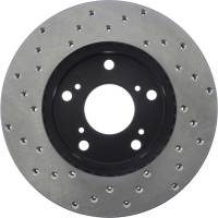 StopTech - StopTech Sport Cryo Cross Drilled Brake Rotor Front Left 128.40056CL - Image 2