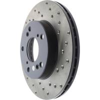 StopTech - StopTech Sport Cryo Cross Drilled Brake Rotor Front Left 128.40056CL - Image 4