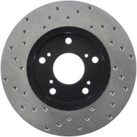 StopTech - StopTech Sport Cross Drilled Brake Rotor Front Left 128.40056L - Image 2