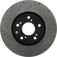 Stoptech - StopTech Sport Cryo Cross Drilled Brake Rotor Front Right 128.40057CR - Image 2