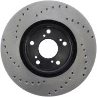 StopTech - StopTech Sport Cross Drilled Brake Rotor Front Left 128.40057L - Image 2